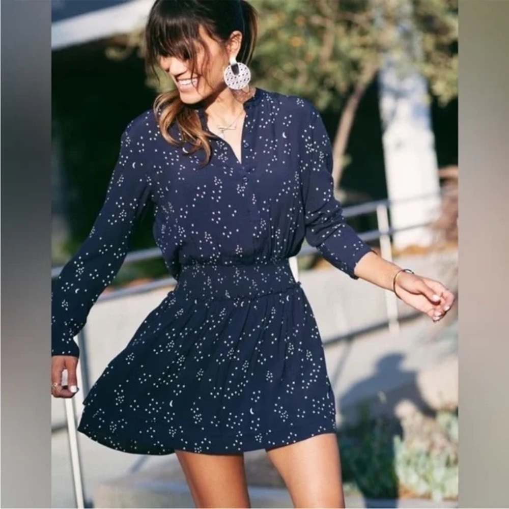 Rails Juliette Navy Galaxy Dress (D11)